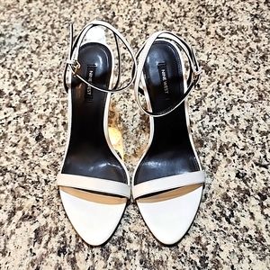 Nine West Reina Sandala Ivory size 10 New